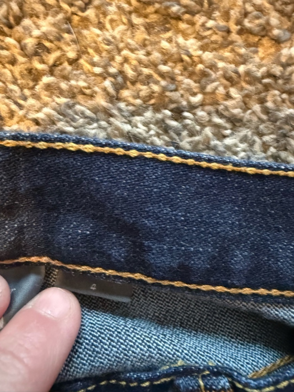 Armani Exchange Dark Indigo Bootcut Jeans - Picture 3 of 8